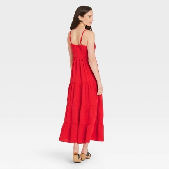 Knox Rose Sleeveless Red Maxi Dress – Size M (NWT!) - Picture 2 of 5